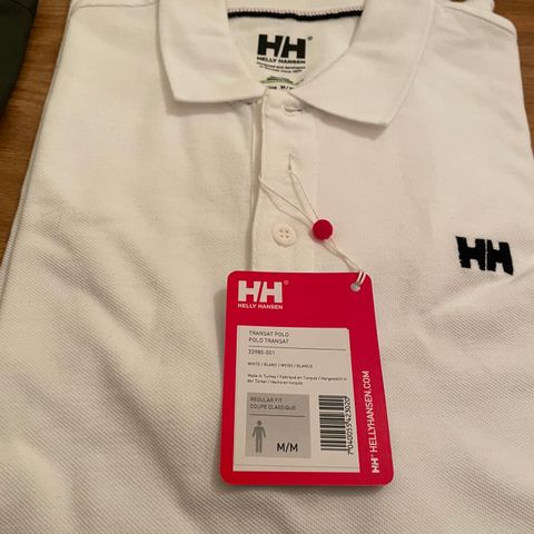 herreklær , T-Skjorter, Polo, Brand: HH, Size:M,  Hvit