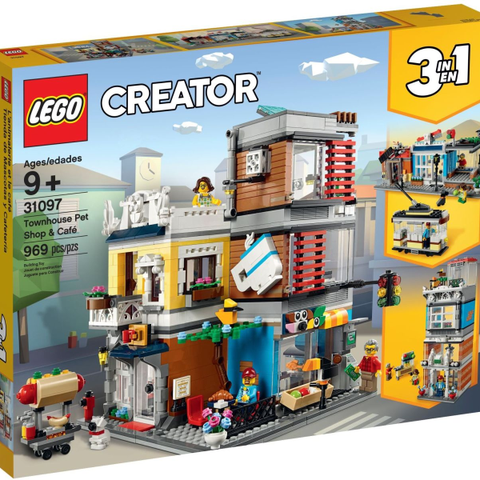 LEGO 31097 Townhouse Pet Shop & Café uåpnet og utgått