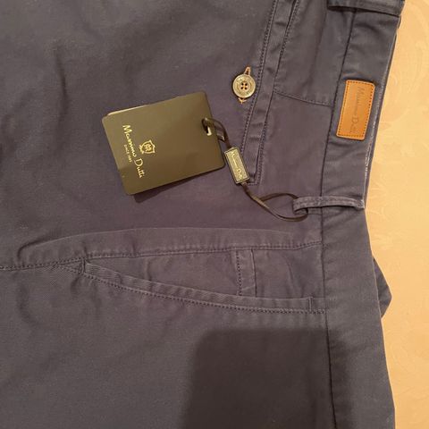 herre klær, Bukser, Massimo Dutti, Size:42 EUR (UK:32) , Navy (Dark Blue)