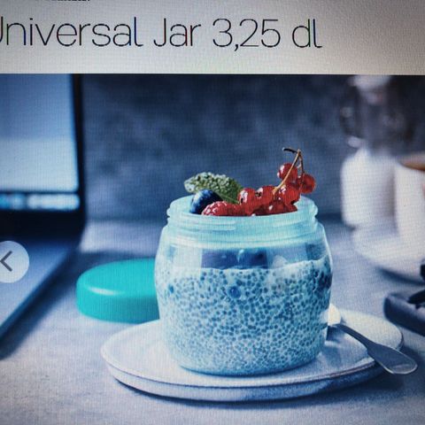 Tupperware Universal Jar 3,25 dl. Helt Ny. Sender gjerne