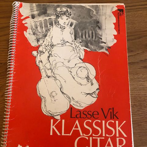Klassisk gitar - bok for nybegynnere - 1981 - Lasse Vik