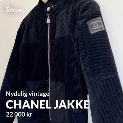 CHANEL jakke - nydelig vintage skatt!