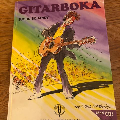 Gitarbok med CD - Bjørn Schandy