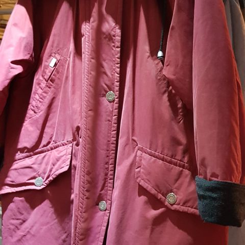 PIRETTA warm jacket varm jakke size L dark redwine color
