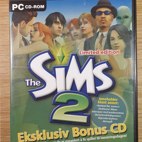 The Sims 2: Eksklusiv Bonus CD (Limited Edition) 2004 PC Spill