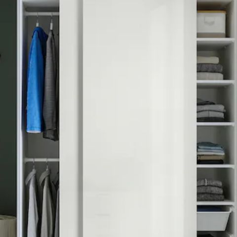 Garderobe Dør Hasvik IKEA  hvit 4 stykk