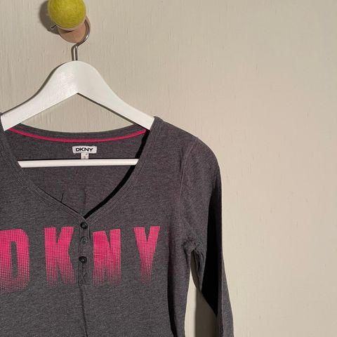 DKNY nattkjole - grå med stretch