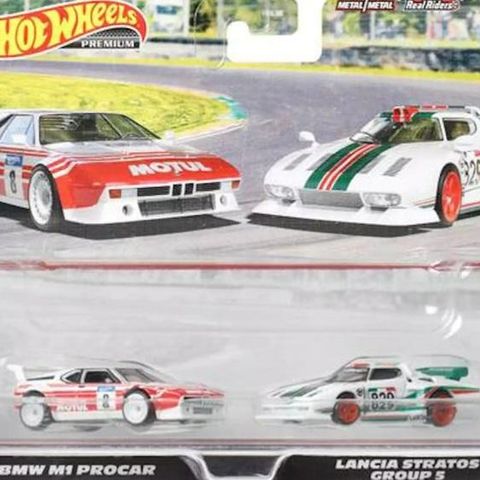 Hot Wheels  2 pack BMW og Lancia