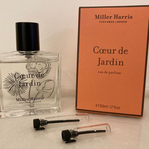 Miller Harris - Cæur de Jardin (edp). Parfymeprøve / dekanter