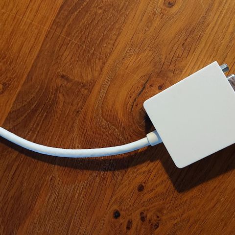 Adapter, thunderbolt til dvi