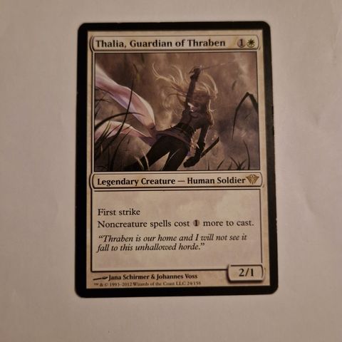 Magic the gathering  - Thalia, Guardian of Thraben - rare