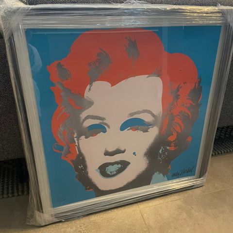 Andy Warhol, Marilyn Monroe. Granolitografi. Innrammet.
