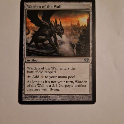 Magic the gathering  - Warden of the wall - uncommon