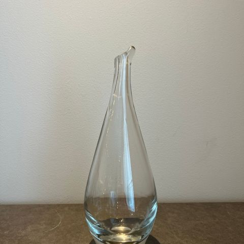 Glassvase i krystall