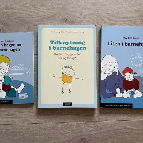 Bøker til barnehagelærerutdanningen - 38 bøker!