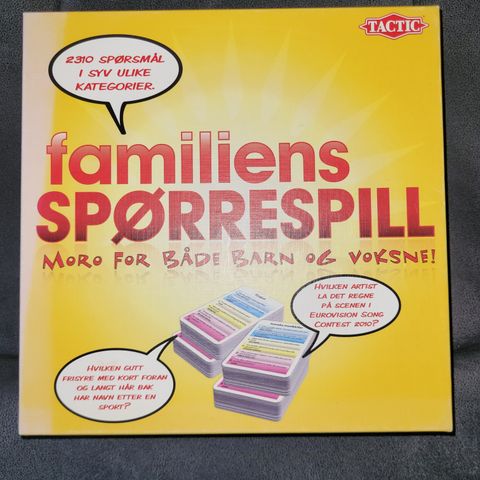 Familiens spørrespill selges