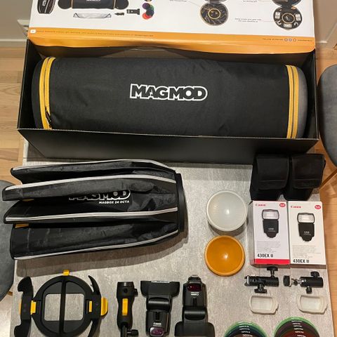 MagMod Magbox 24 Octa Pro Kit + Canon Blitz med tilbehør