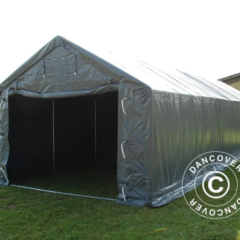 LAGERTELT PRO 5X12X2X3,39M, PVC, GRÅ - Telthall, Lagerhall, Oppbevaringstelt