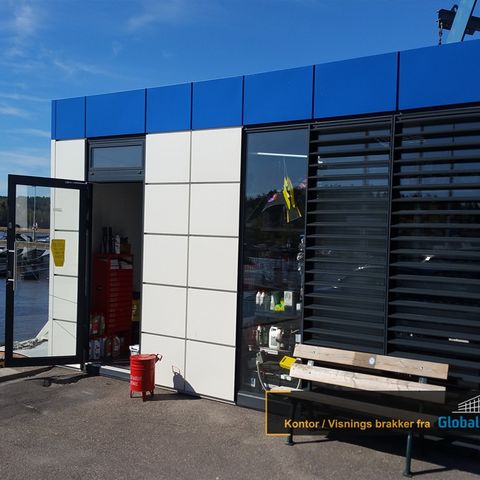 Modul brakke / container løsning / kontor brakke / utstillings modul - 6m x 2,5m