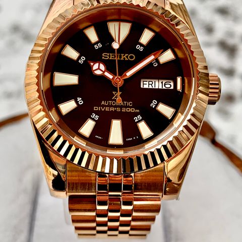 Seiko Datejust rosegull