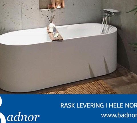 Badnor Orient Sole designbadekar (lengde 171,5cm) - NYDELIG!