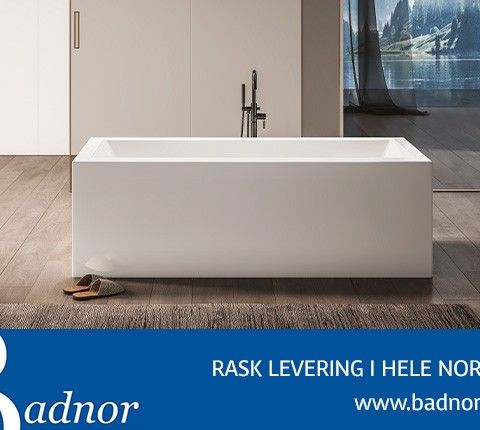 Badnor Orient Madre L designbadekar (lengde 178,5cm) - NYDELIG!