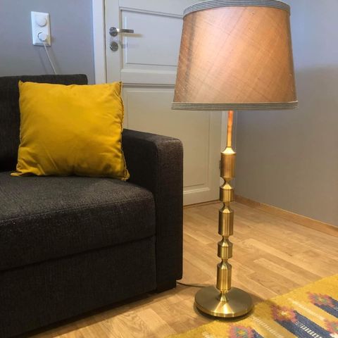 Retro lampe i messing / Gratis levering