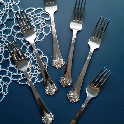 Vera sølvplett gafler ,Th Marthinsen/ Eik