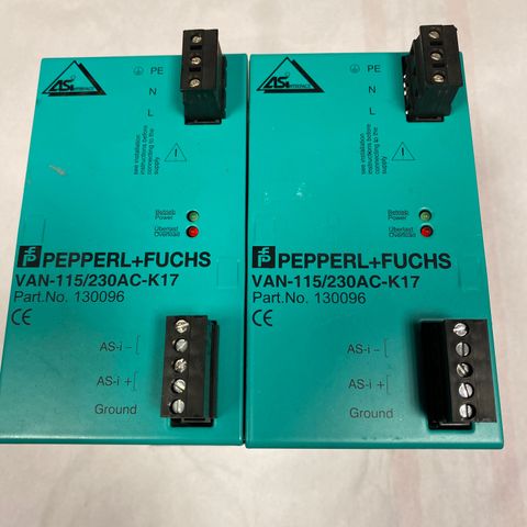 Pepperl+Fuchs strømforsyning VAN-115/230AC-K17
