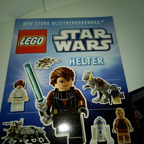 Star Wars- Lego- Den Store Klistermerkeboka- 2011- Sjelden!!