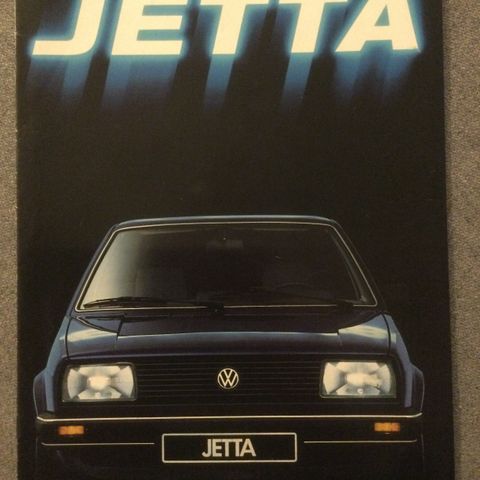 Volkswagen Jetta brosjyre 1984