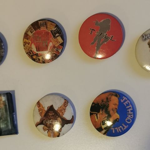 Jethro Tull - gamle originale buttons