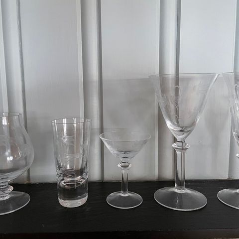 Krosno blåklokke glass