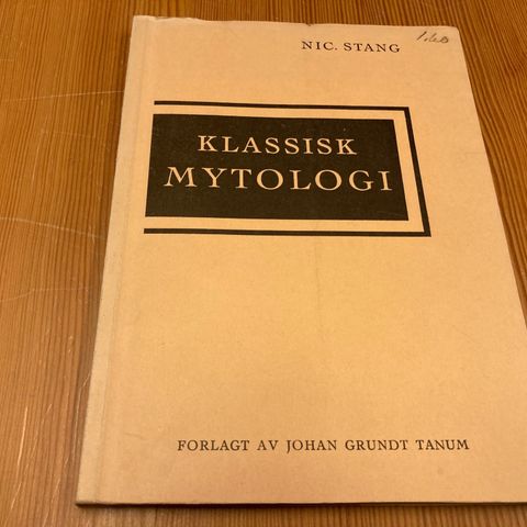 Nic. Stang : KLASSISK MYTOLOGI