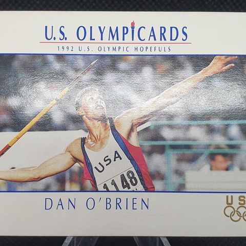 U.S. Olympicards 1992 - #89 Dan O'Brien (Track and Field)