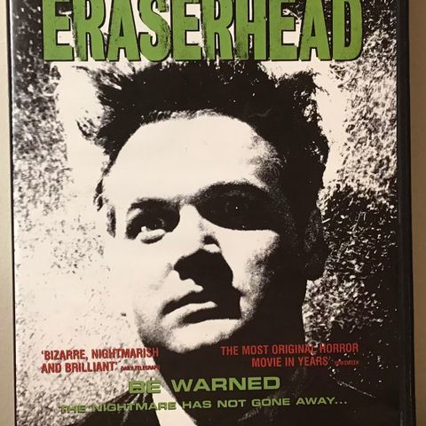 Eraserhead dvd …NY PRIS 🔥SOM NY! 🚨SJELDEN!!