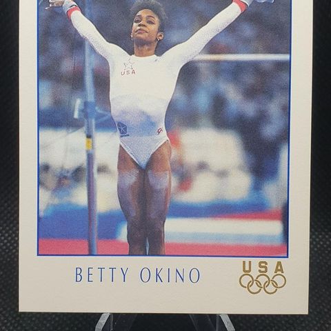 U.S. Olympicards 1992 - #47 Betty Okino (Gymnastics)