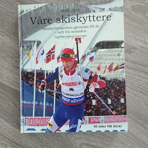 "Våre skiskyttere" 1958-2018 selges!