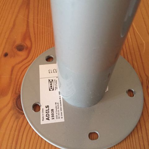 Bein / bordbein ADILS fra IKEA til skrivebord  (1 Stk. igjen)
