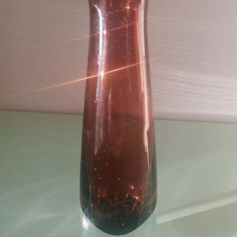 Vintage vase, brun serie fra Hadeland