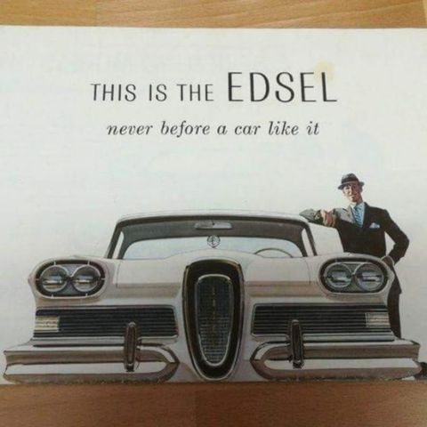Edsel brosjyre.