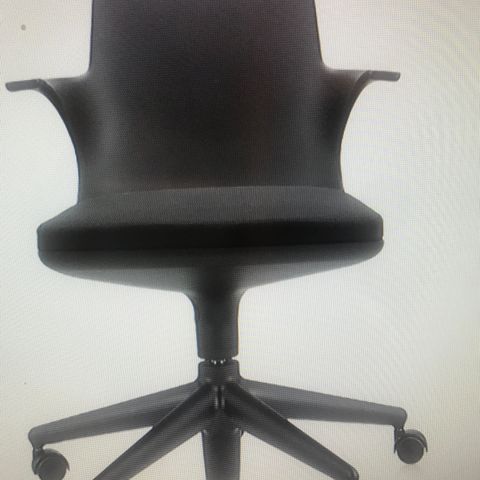 Kartell Spoon Chair.. kontor stol.  Blå . Pent og lite brukt. .God stand..