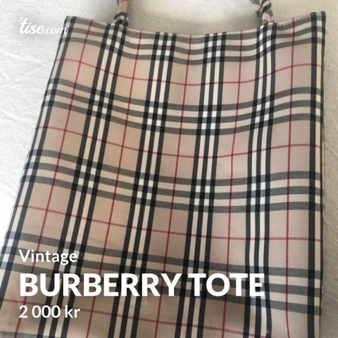 Burberry tote - vintage