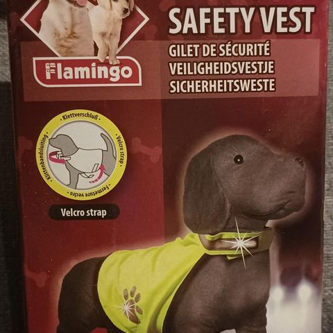 Refleksvest til hund selges