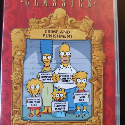 The Simpson classics Crime and punishment dvd