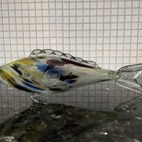 Dekorativ glassfisk