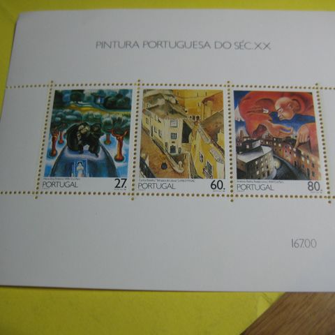 Portugal miniark postfrisk 1988