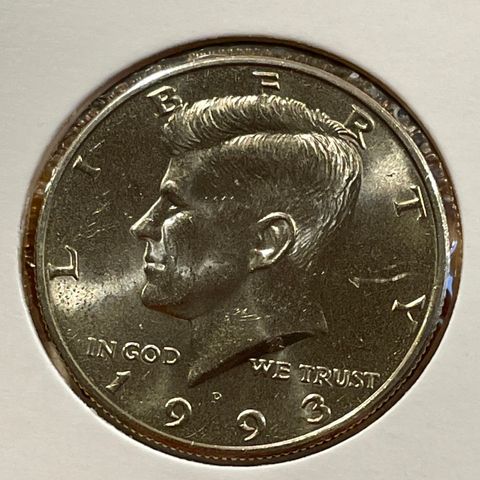 Kennedy half dollar 1993 P USA