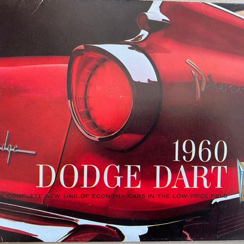 1960 Dodge Dart salgsbrosjyre