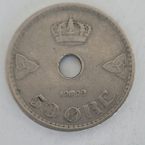 50 øre NORGE 1929